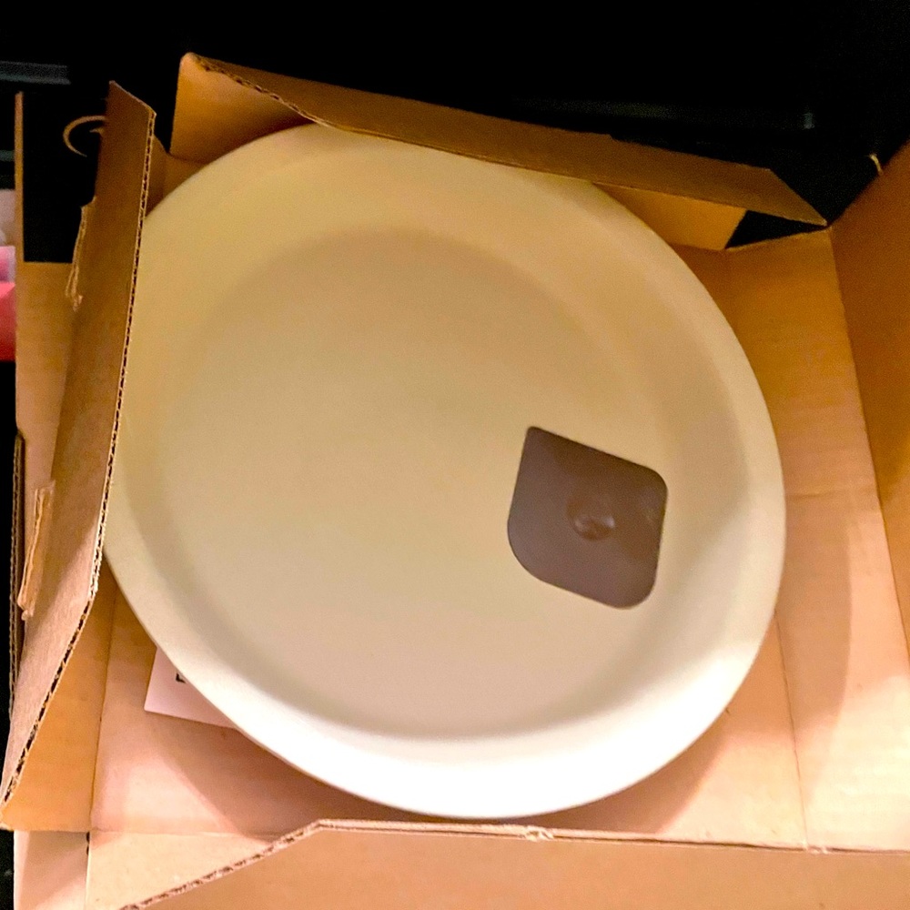 Pampered Chef brand new Pie Stone, has been in a box never used